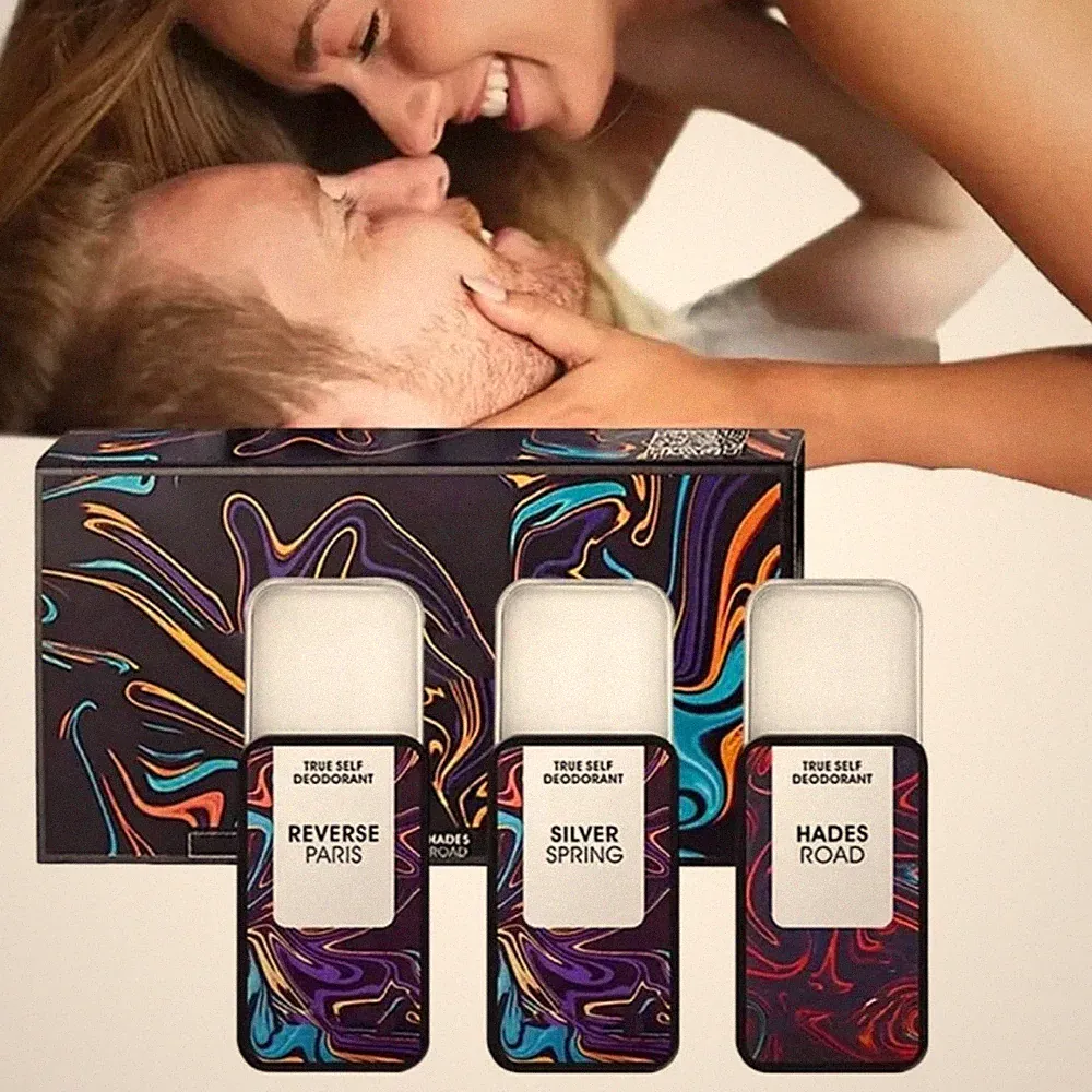 3 SOLID PERFUME LONGLASTING UNISEX PHEROMONE FEROMONE SET COLOGNE UNISEX ATTRACT