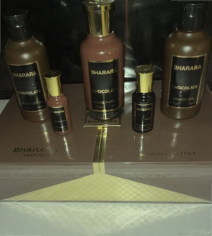 Bharara Chocolate Luxury Gift Set Spray Fragrance 3.4oz 6.7oz 200ml