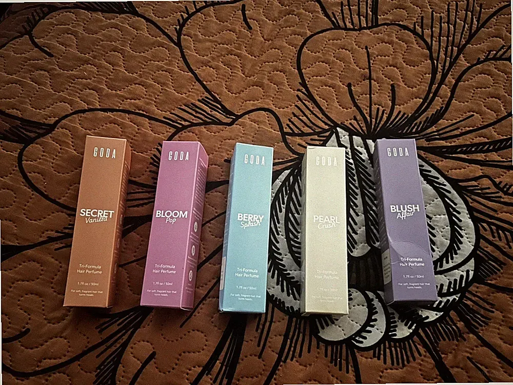 Five Bottles Of HairPerfume