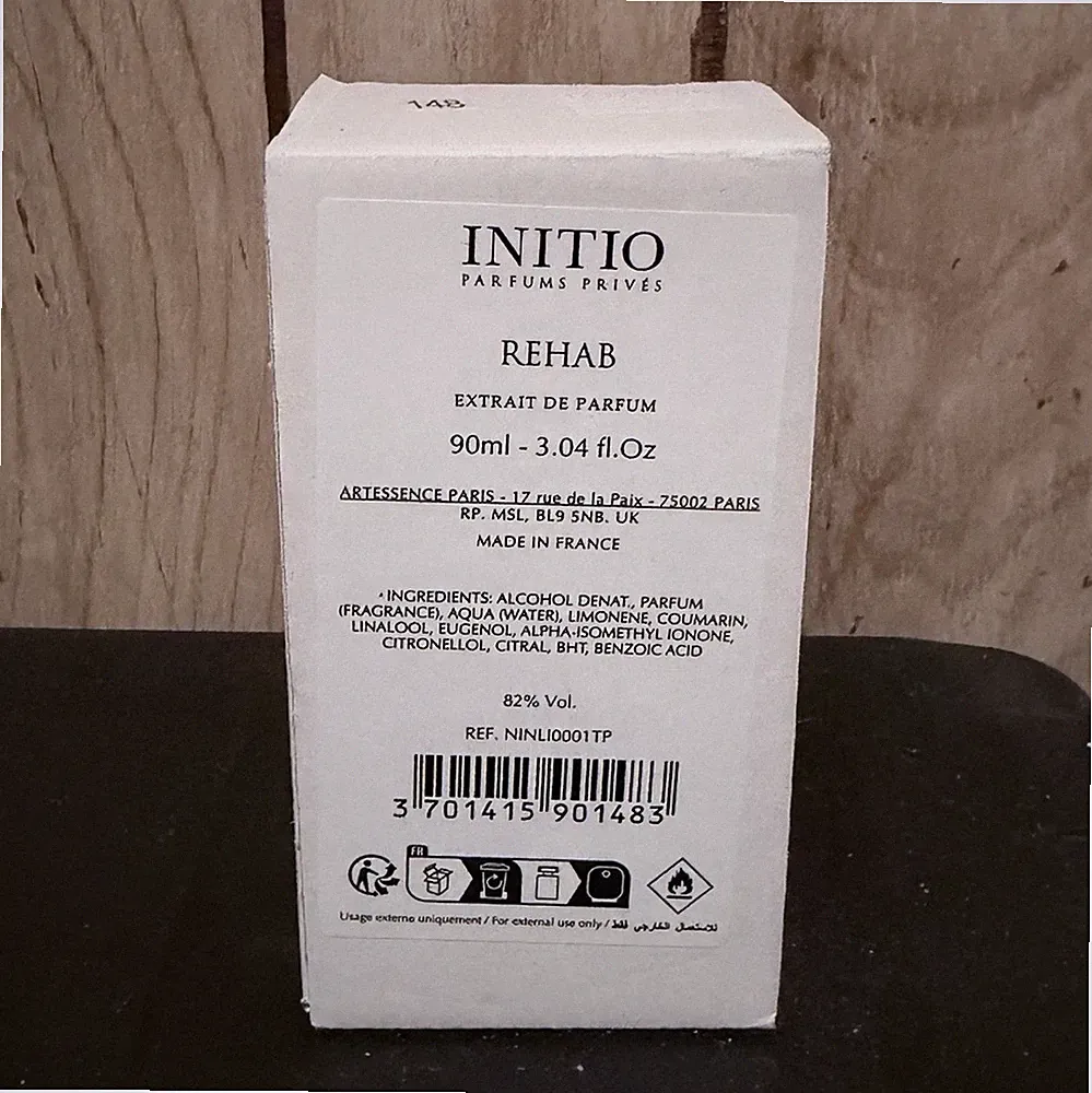 Initio Parfums Prives Rehab Extrait de Parfum Spray, 90 ml (3.04 fl oz) (TESTER)